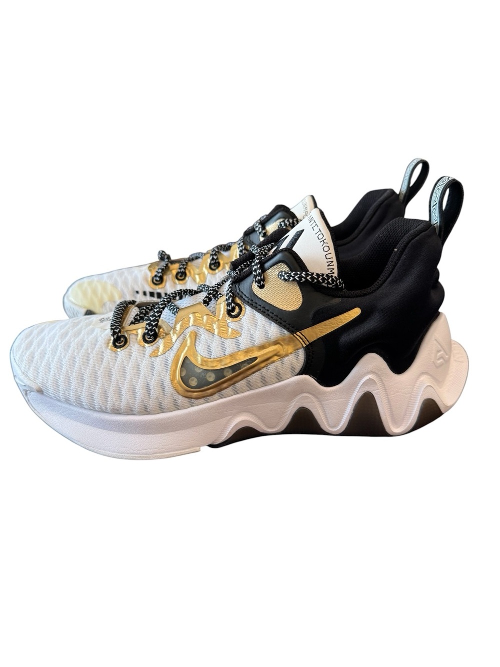 Nike Mens Giannis Immortality CZ4099-100 White Basketball Shoes Sneakers Sz 8